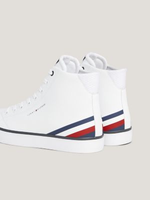 Lace-Up High-Top Trainers | White | Tommy Hilfiger