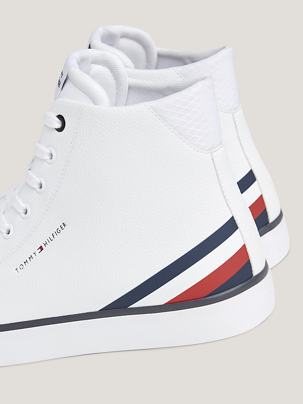 Lace-Up High-Top Trainers | White | Tommy Hilfiger