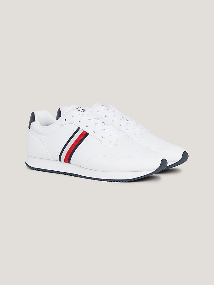 Runner Signature Tape Trainers | WHITE | Tommy Hilfiger