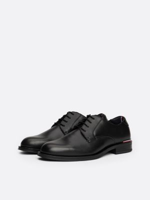 black derby-schuh aus leder für herren - tommy hilfiger