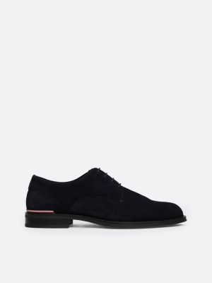 Tommy hilfiger deals blue suede shoes