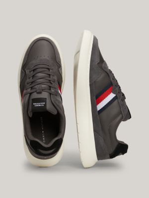 Signature Tape Cupsole Trainers | Grey | Tommy Hilfiger