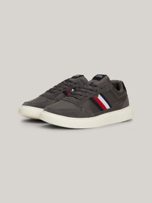 Tommy hilfiger essential metallic signature hot sale tape trainers