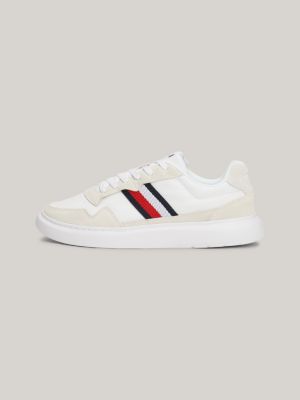 Signature Tape Cupsole Trainers | White | Tommy Hilfiger