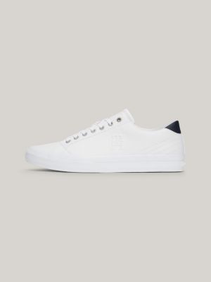 White leather sales pumps mens