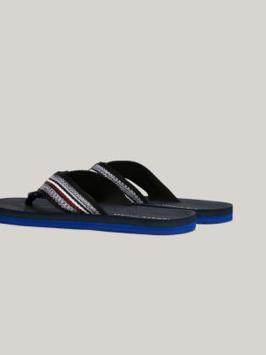 TH Comfort Signature Tape Flip-Flops | Blue | Tommy Hilfiger