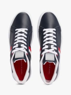 Essential Leather Cupsole Trainers — Blue 3