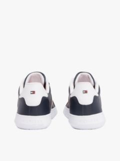 Essential Leather Cupsole Trainers — Blue 4