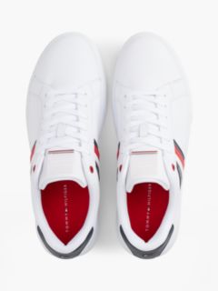 Essential Leather Cupsole Trainers — White 3