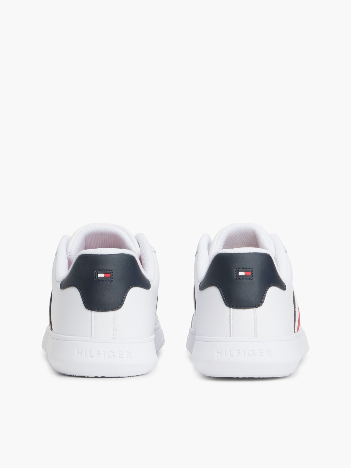 Essential Leather Cupsole Trainers — White