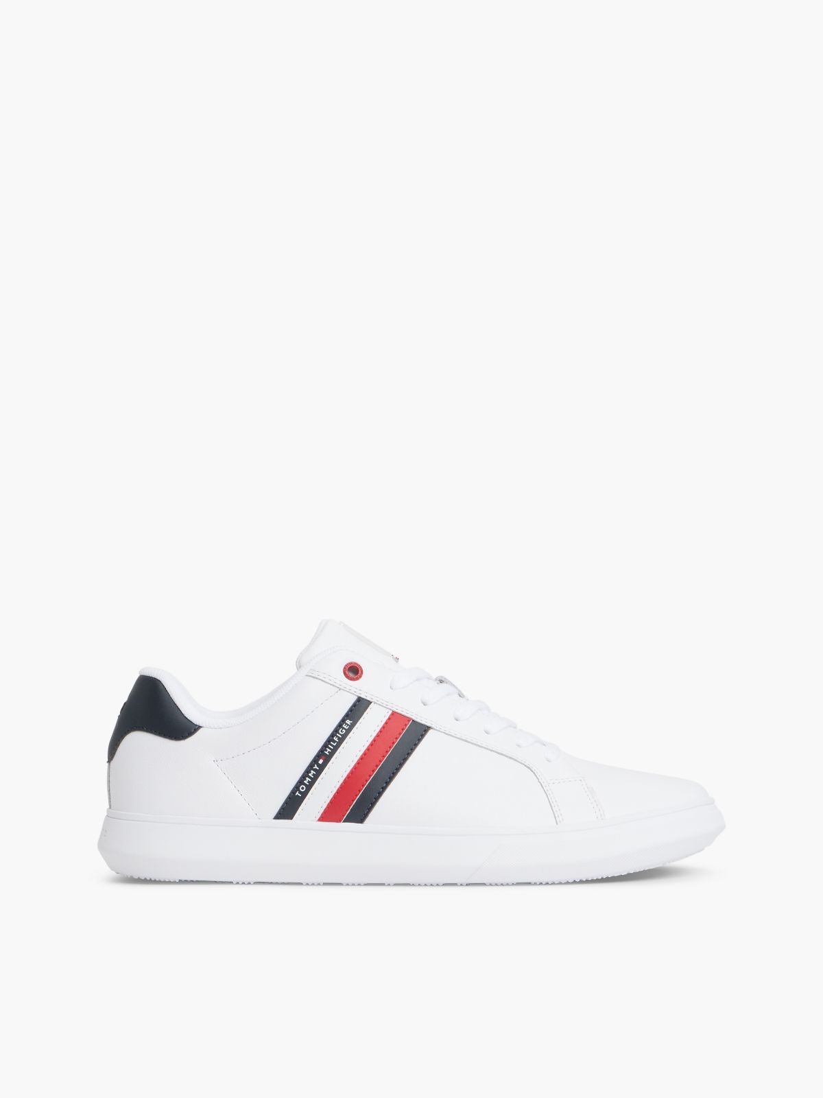 Essential Leather Cupsole Trainers — White