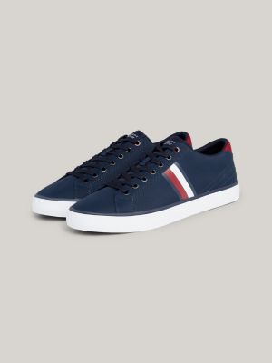 Essential Signature Tape Trainers | Blue | Tommy Hilfiger