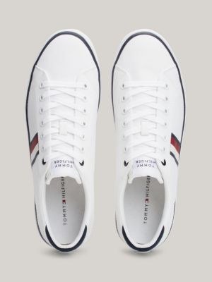 Essential Signature Tape Trainers White Tommy Hilfiger