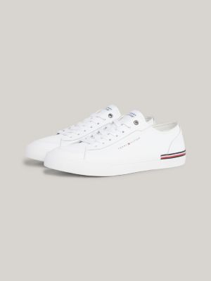 Signature Trim Logo Trainers White Tommy Hilfiger