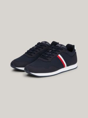 Tommy Hilfiger Blu Polyester Men Sneaker