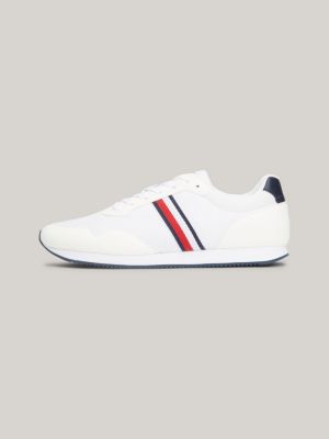 Essential Signature Tape Runner Trainers | White | Tommy Hilfiger