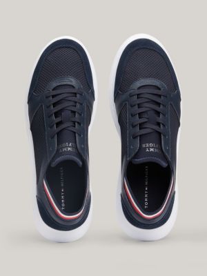 Tommy hilfiger lightweight store mixed texture trainers