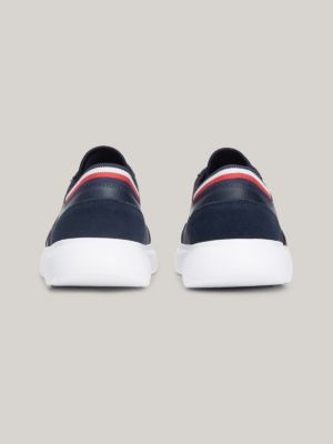 Mixed Texture Lightweight Trainers Blue Tommy Hilfiger