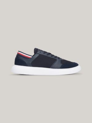 Tommy hilfiger lightweight on sale mixed texture trainers