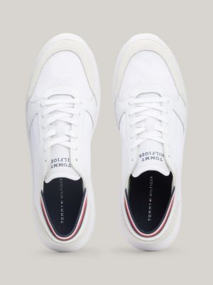 Tommy hilfiger lightweight deals mixed texture trainers