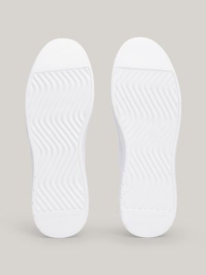 Mixed Texture Lightweight Trainers White Tommy Hilfiger