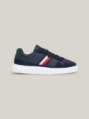 Tommy hilfiger lightweight on sale mixed texture trainers