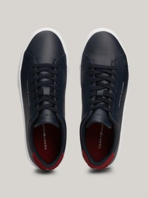 Tommy hilfiger sale chunky leather trainers