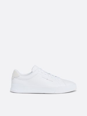 White leather deals tommy hilfiger shoes