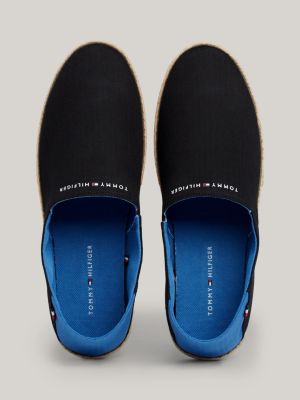 Canvas Logo Espadrilles | Black | Tommy Hilfiger