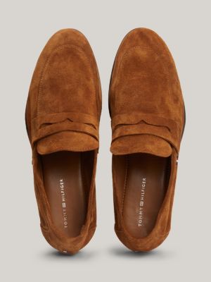 Tommy hilfiger suede on sale loafers