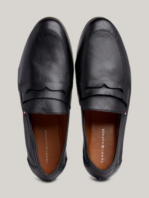 Tommy hilfiger on sale loafers black