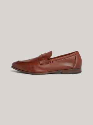 Casual Leather Loafers | Brown | Tommy Hilfiger