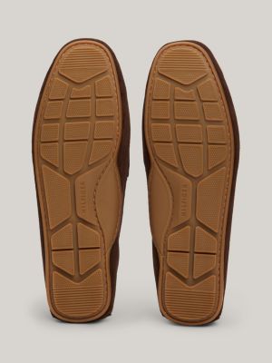 Rutschhemmender Driving-Schuh aus Wildleder | Braun | Tommy Hilfiger