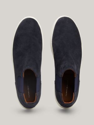 Suede Casual Chelsea Boots | Blue | Tommy Hilfiger