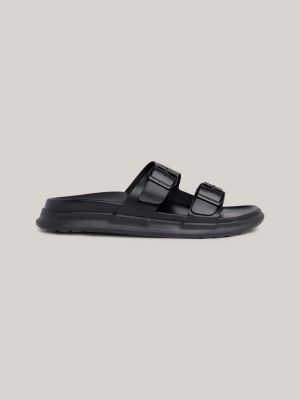 Tommy hilfiger black mesh web sporty clearance sandals