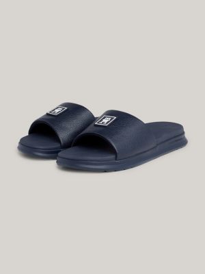 Tommy hilfiger best sale slides navy