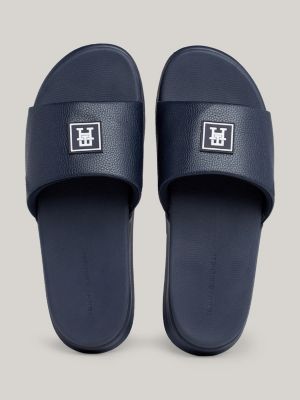 Blue tommy hilfiger clearance slides