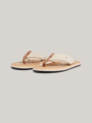 Cork sole cheap flip flops