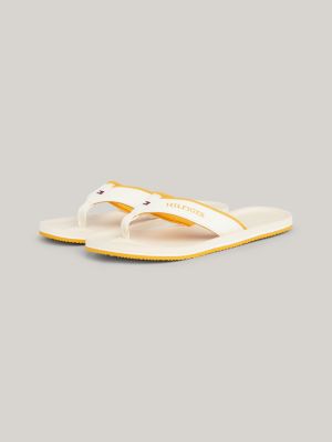 beige th comfort color block-zehentrenner für herren - tommy hilfiger