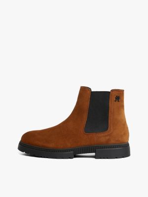 Tommy hilfiger bottes chelsea cheap en cuir