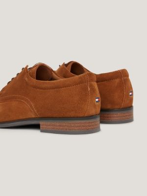 Chaussures en daim à lacets Marron Homme - FM0FM03413GWJ - Tommy Hilfiger