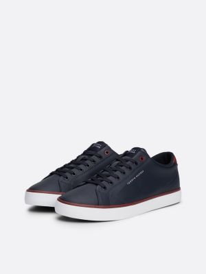 blau sneaker mit logo und color-pop-design für herren - tommy hilfiger