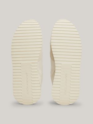 Embroidery Linen Runner Trainers | Beige | Tommy Hilfiger