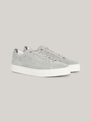 Mens grey cheap smart trainers