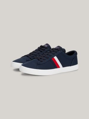 Essential Iconic Signature Tape Trainers | Blue | Tommy Hilfiger