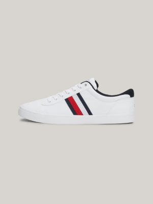 Essential Iconic Signature Tape Trainers | White | Tommy Hilfiger