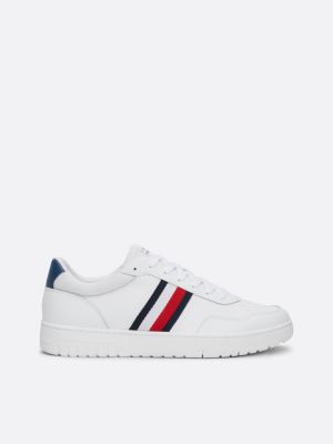 zapatillas deportivas con suela dentada white de hombres tommy hilfiger