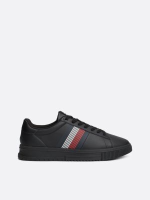 Black Men's Trainers - Leather, Canvas & More | Tommy Hilfiger®