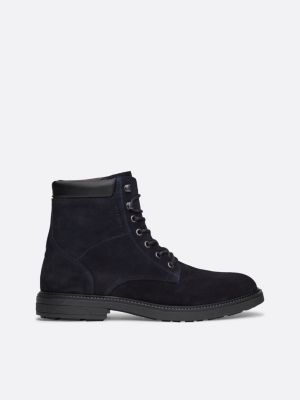 Black suede ankle boots mens online