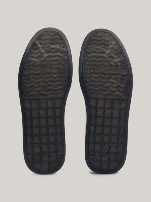 Leather Contrast Midsole Court Trainers | White | Tommy Hilfiger 